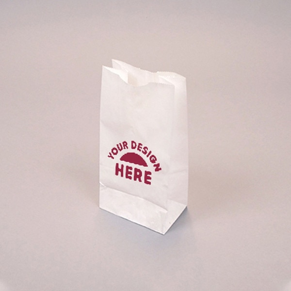Custom-Printed White Kraft 4-lb Bag